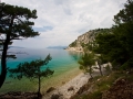Am Fussweg von Makarska nach Baska Voda finden sich viele romantische Badebuchten, welche fur FKK freigegeben wurden.