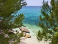 Am Fussweg von Makarska nach Baska Voda finden sich viele romantische Badebuchten, welche fur FKK freigegeben wurden.