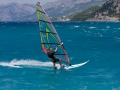 Wenn der Bora kommt. Makarska ist zu dieser Zeit ein Paradies fur Surfer und Kiter.