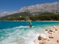 Wenn der Bora kommt. Makarska ist zu dieser Zeit ein Paradies fur Surfer und Kiter.