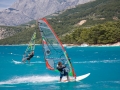 Wenn der Bora kommt. Makarska ist zu dieser Zeit ein Paradies fur Surfer und Kiter.