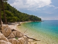 Am Fussweg von Makarska nach Baska Voda finden sich viele romantische Badebuchten, welche fur FKK freigegeben wurden.