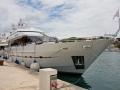 Der Hafen von Trogir ist ein beliebter Ankerplatz fur Leute, die per Schiff die Adria bereisen.