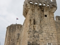 Die Festung Camerlengo am Rande der Altstadt von Trogir, errichtet im 15. Jahrhundert.